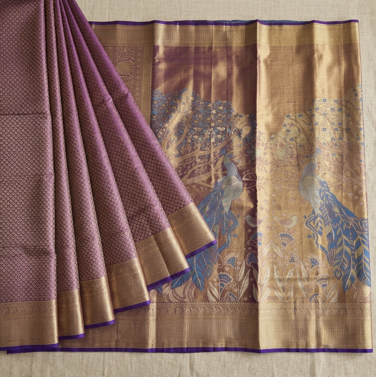 Premium Zari Saree Design