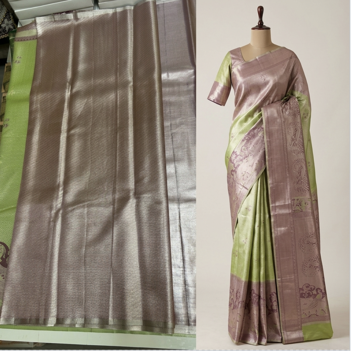 Premium Zari Saree Blouse