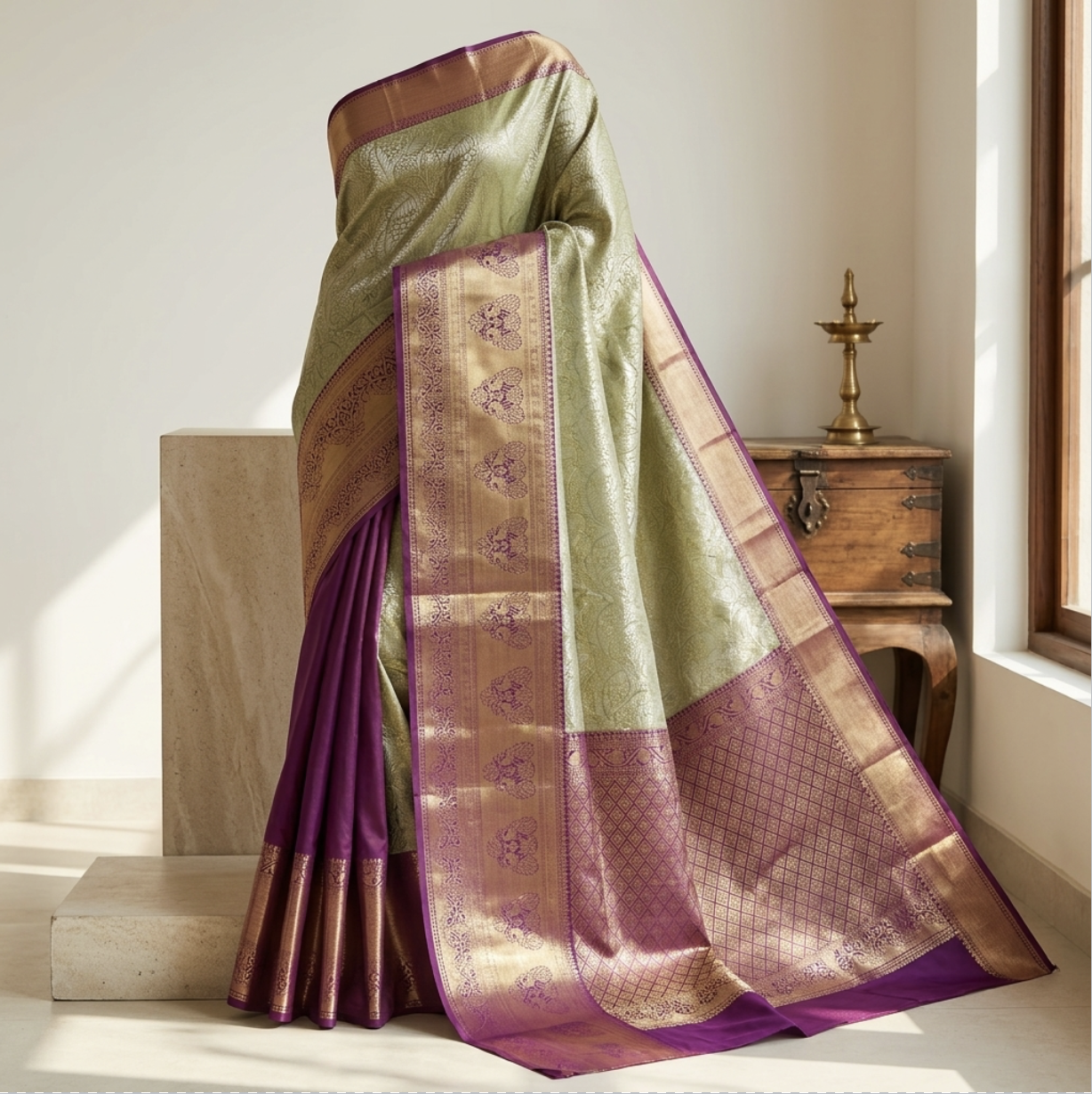 Premium Zari Saree