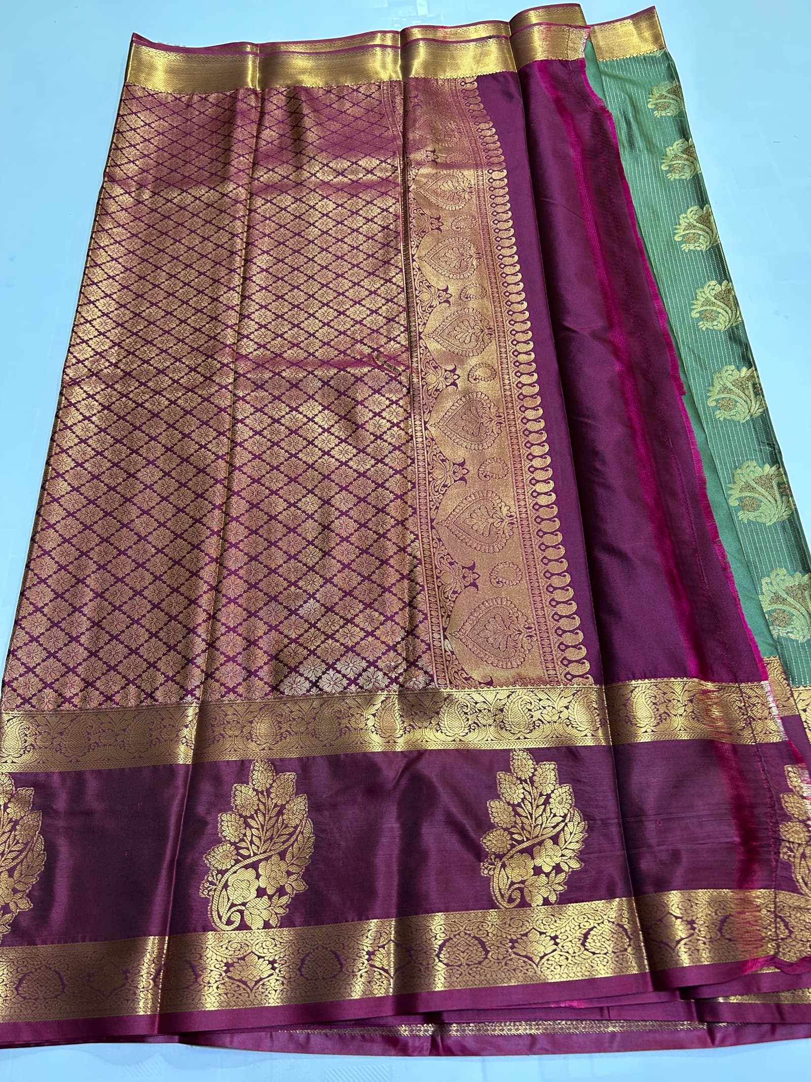 Premium Semi Silk Saree loose end